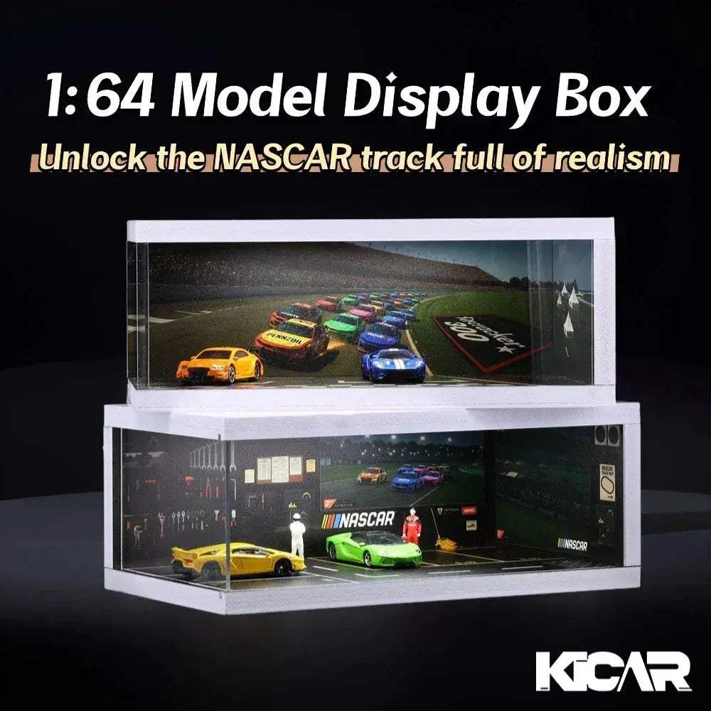 1/64 Garage Diorama With Lighting For Model Scenery - ToylandEU