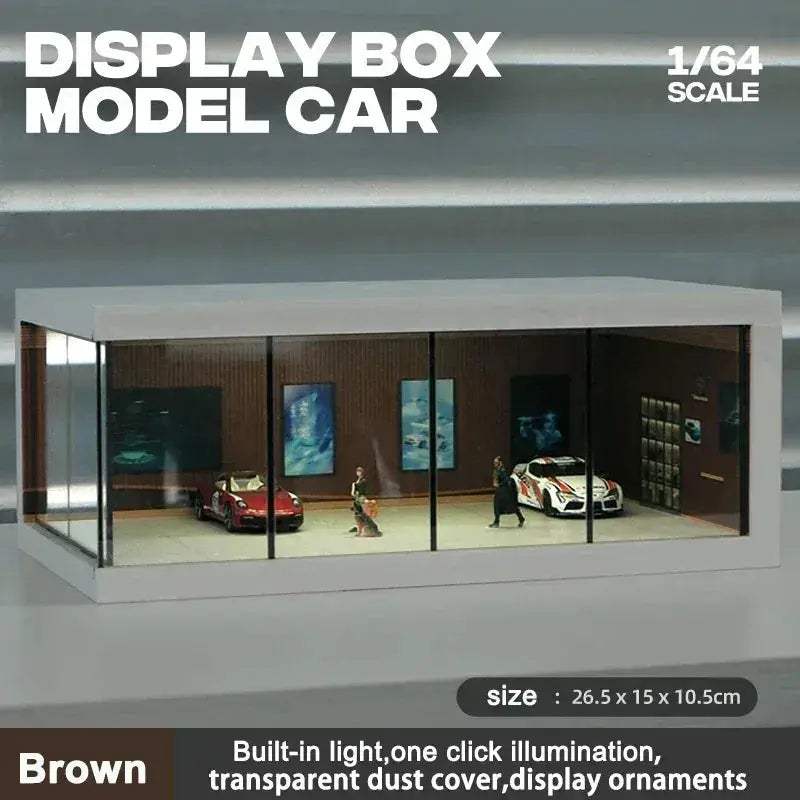 1/64 Garage Diorama With Lighting For Model Scenery - ToylandEU