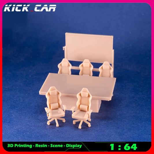 1 64 Model Car Diorama Kit With Uncolored Resin Display - ToylandEU