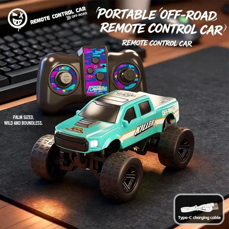  1 64 Scale 4WD RC Monster Truck Off Road Compact Desktop -  ToylandEU™