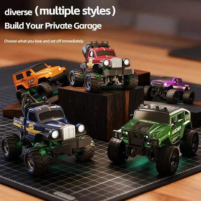 1 64 Scale 4WD RC Monster Truck Off Road CompactDesktop - ToylandEU