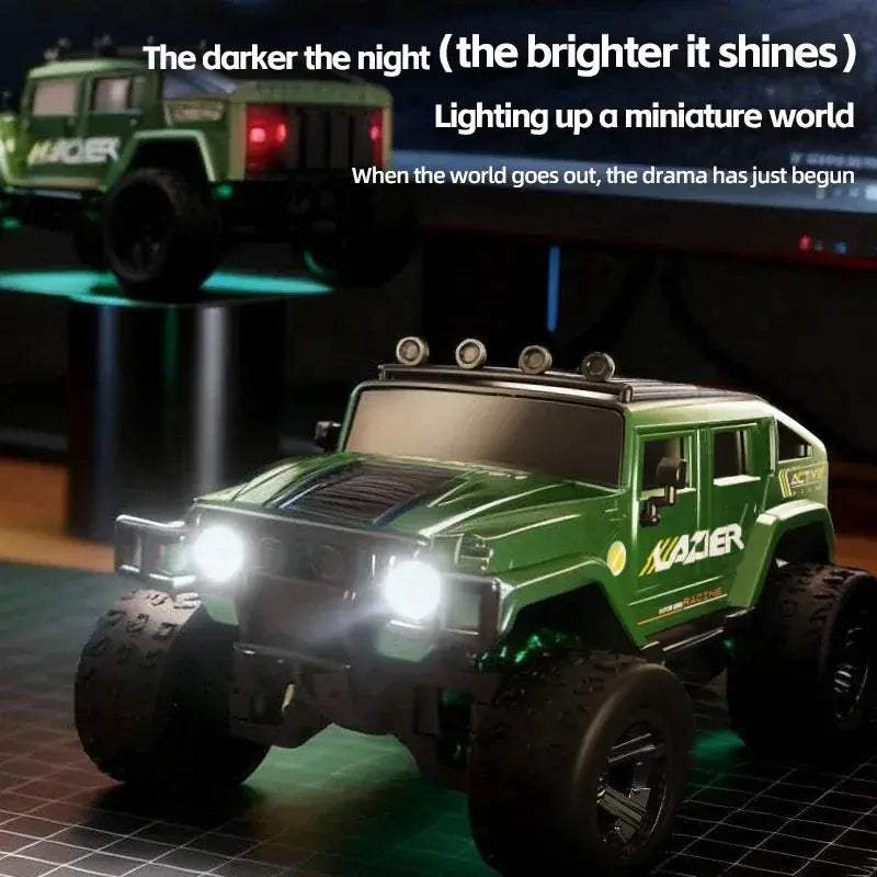 1 64 Scale 4WD RC Monster Truck Off Road CompactDesktop - ToylandEU
