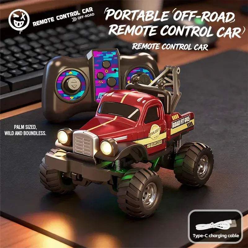 1 64 Scale 4WD RC Monster Truck Off Road CompactDesktop - ToylandEU