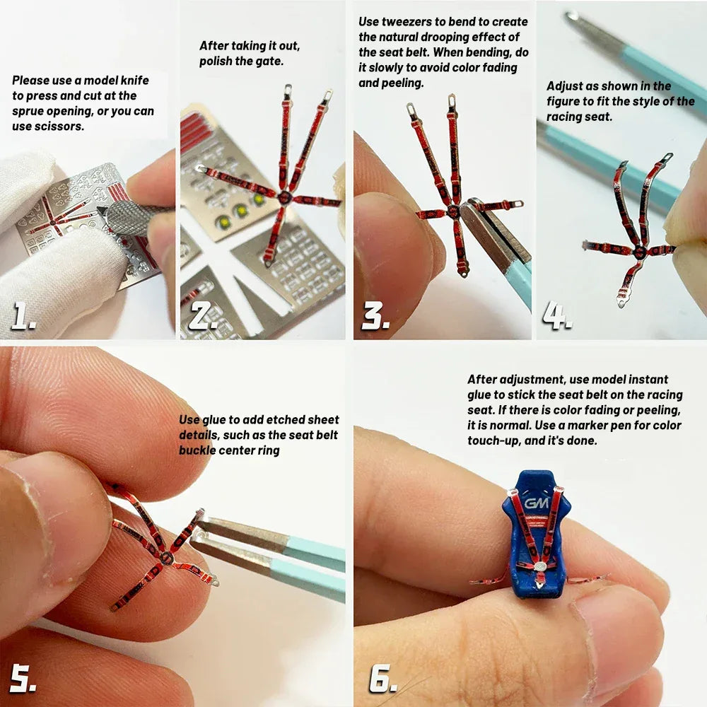 1/64 Scale Diecast Car With Seat Belts Detailed Interior - ToylandEU