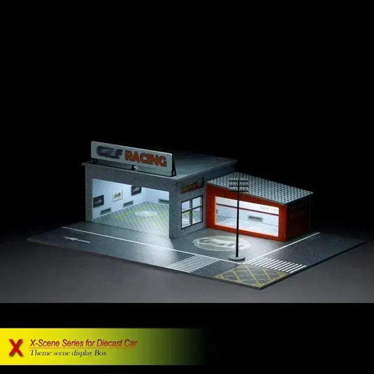 1/64 Scale Model Car Diorama With Lights Diecast -  ToylandEU™
