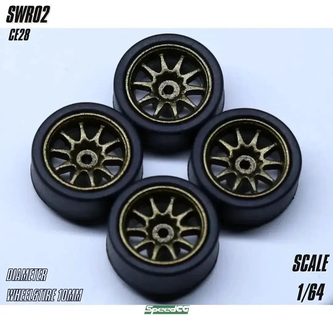  1 64th Scale ABS Wheels For Model Cars Durable Rubber Tires -  ToylandEU™