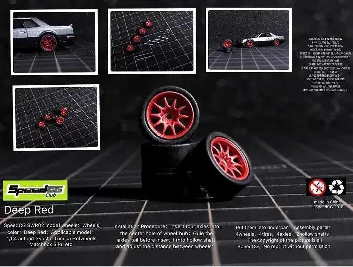  1 64th Scale ABS Wheels For Model Cars Durable Rubber Tires -  ToylandEU™