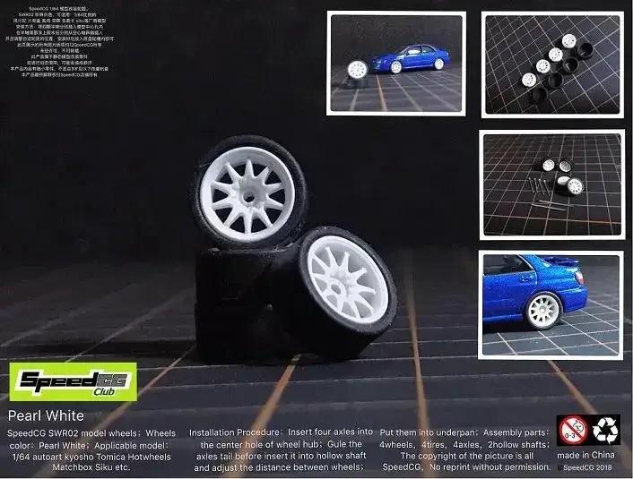  1 64th Scale ABS Wheels For Model Cars Durable Rubber Tires -  ToylandEU™