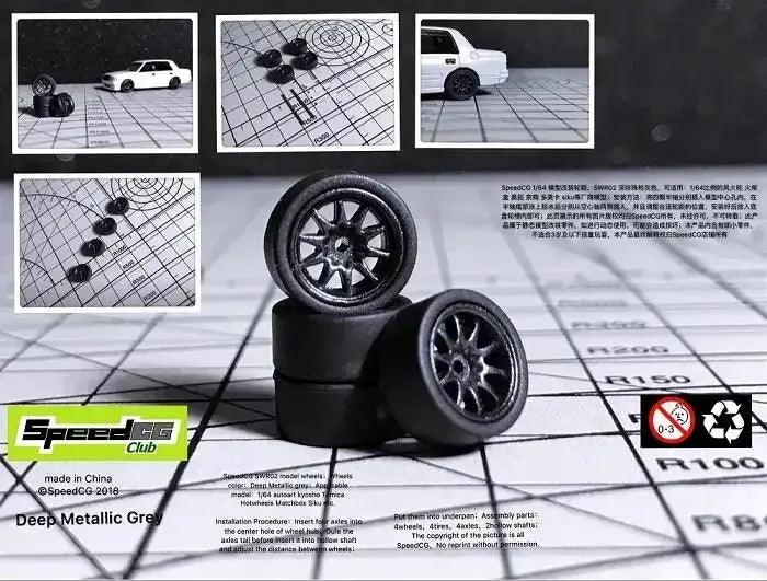  1 64th Scale ABS Wheels For Model Cars Durable Rubber Tires -  ToylandEU™