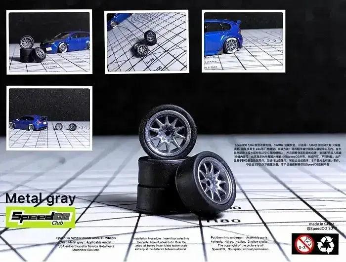  1 64th Scale ABS Wheels For Model Cars Durable Rubber Tires -  ToylandEU™