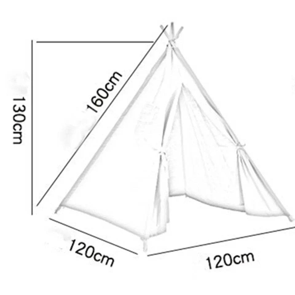 1.6M Portable Kids Tent Play House for Children Cabana Teepee - ToylandEU