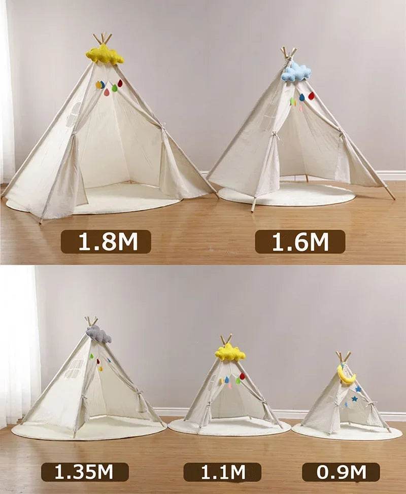 1.6M Portable Kids Tent Play House for Children Cabana Teepee - ToylandEU