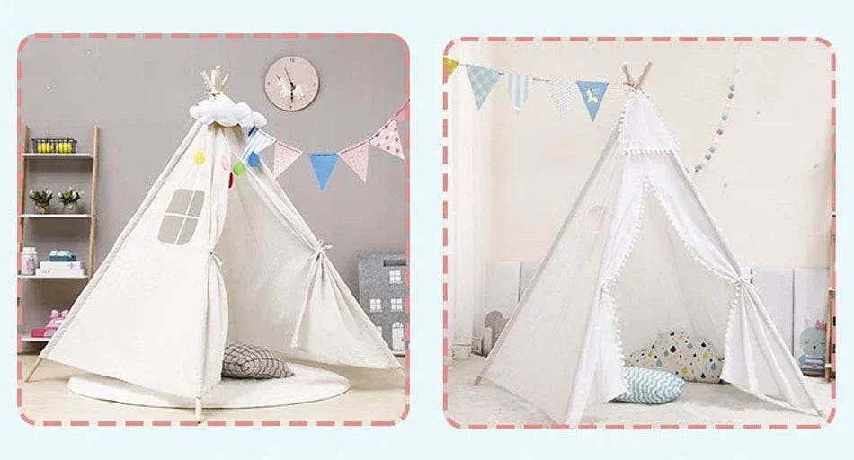 1.6M Portable Kids Tent Play House for Children Cabana Teepee - ToylandEU