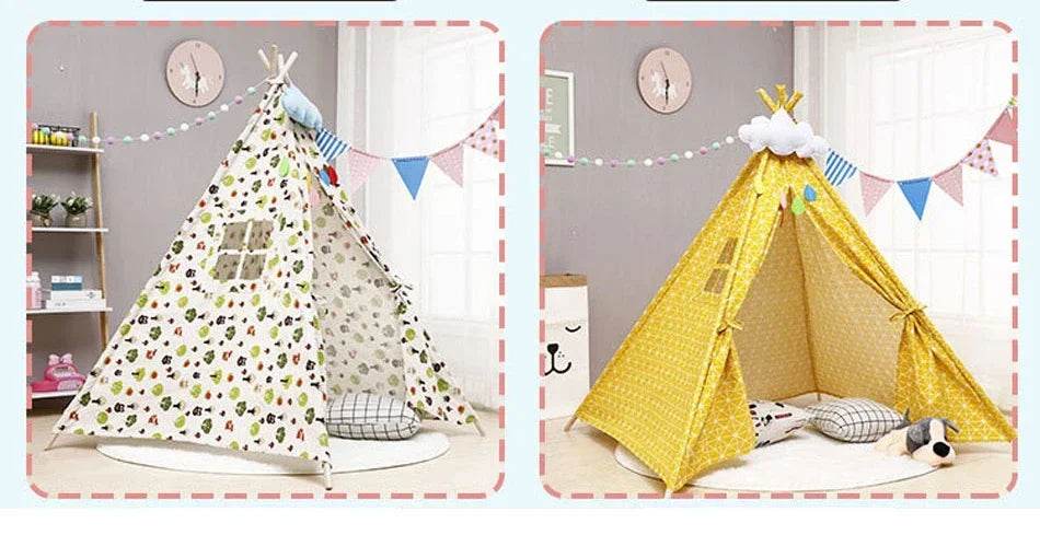1.6M Portable Kids Tent Play House for Children Cabana Teepee - ToylandEU