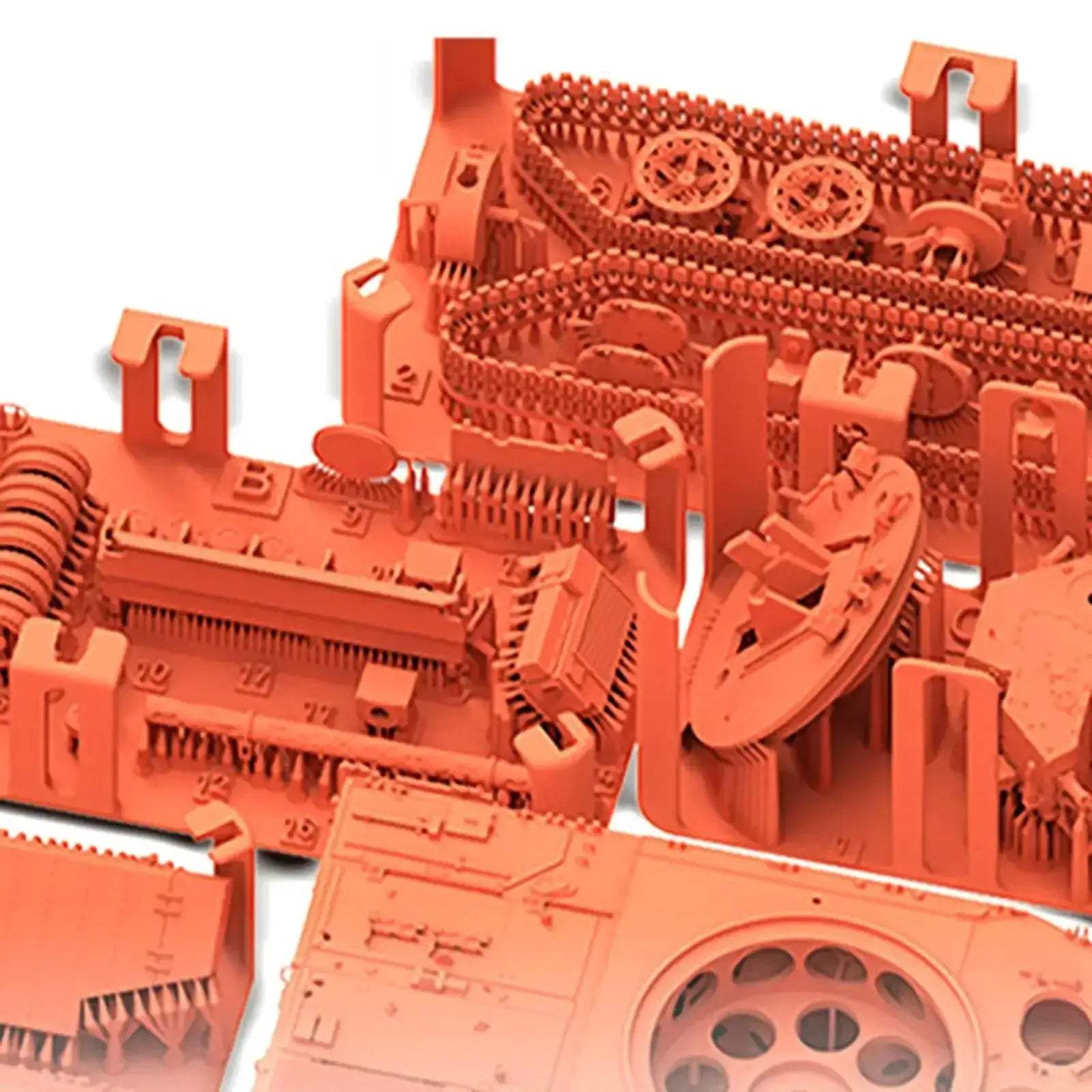 1:72 Tank Model Kit For DIY Assembly And Tabletop Play - ToylandEU