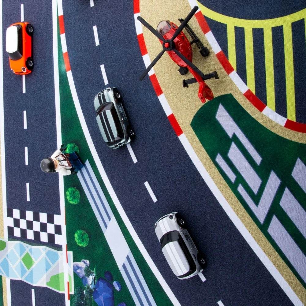 1:76 Scale Turbo Racing Track Mat - Ultimate Mini Car Racing Fun! - ToylandEU