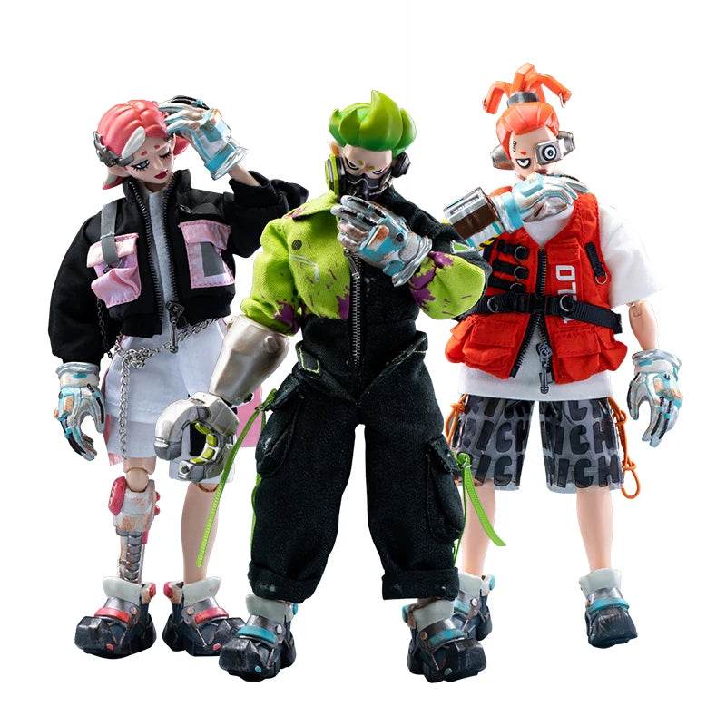 1/8 Doll Boy Girl Robots Soldier Set Figurine Anime Toy 20cm - ToylandEU