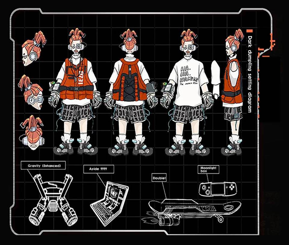 1/8 Doll Boy Girl Robots Soldier Set Figurine Anime Toy 20cm - ToylandEU