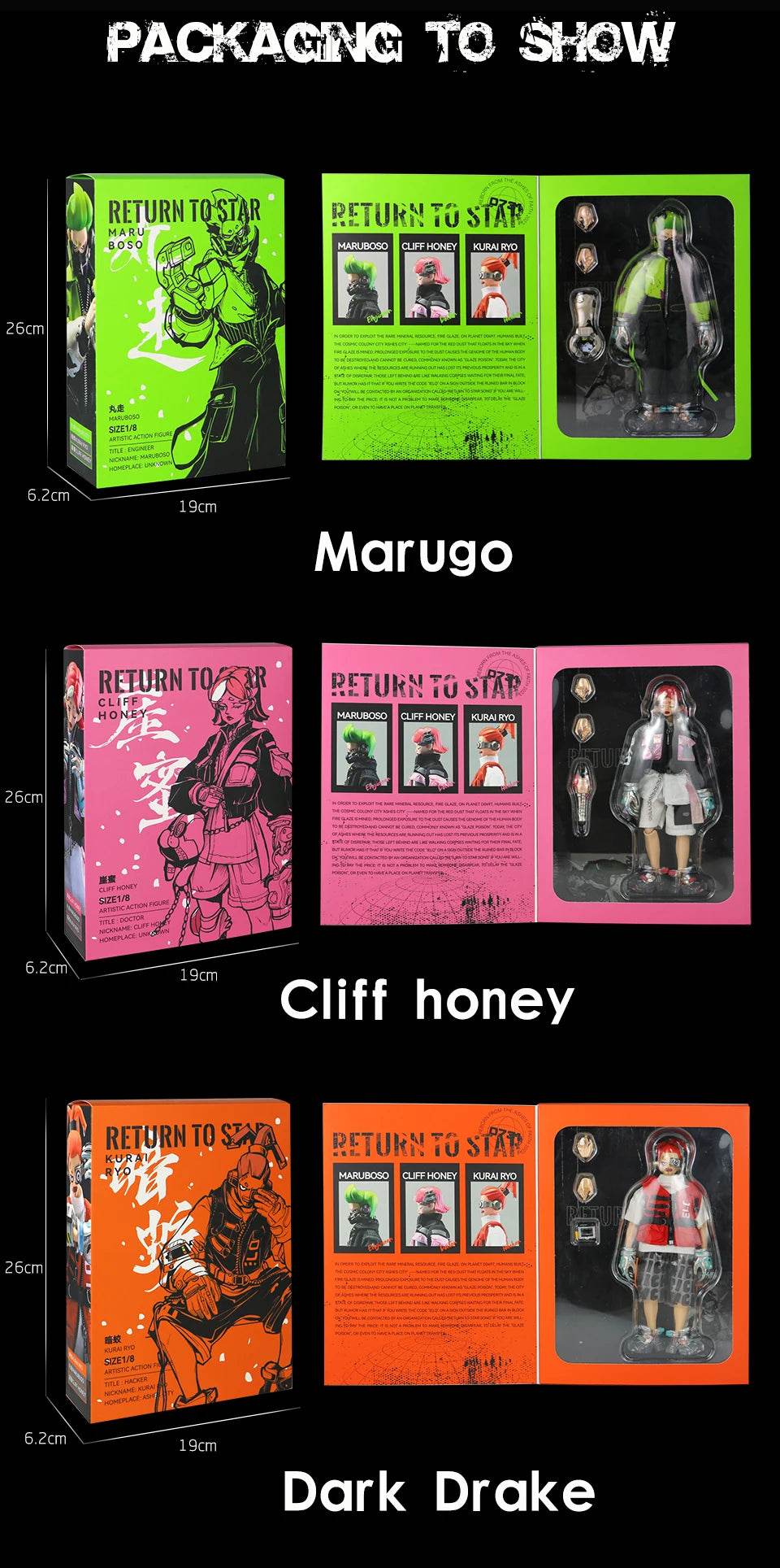 1/8 Doll Boy Girl Robots Soldier Set Figurine Anime Toy 20cm - ToylandEU