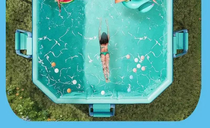  1.8m 2.1m 2.6m 3m PVC Swimming Pool Foldable For Family -  ToylandEU™