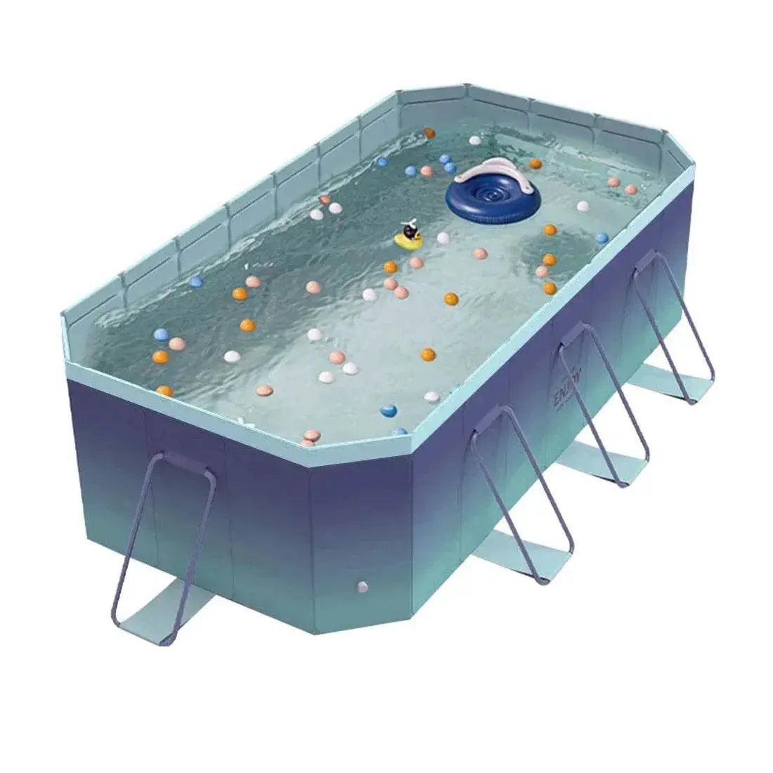 1.8m 2.1m 2.6m 3m PVC Swimming Pool Foldable For Family -  ToylandEU™