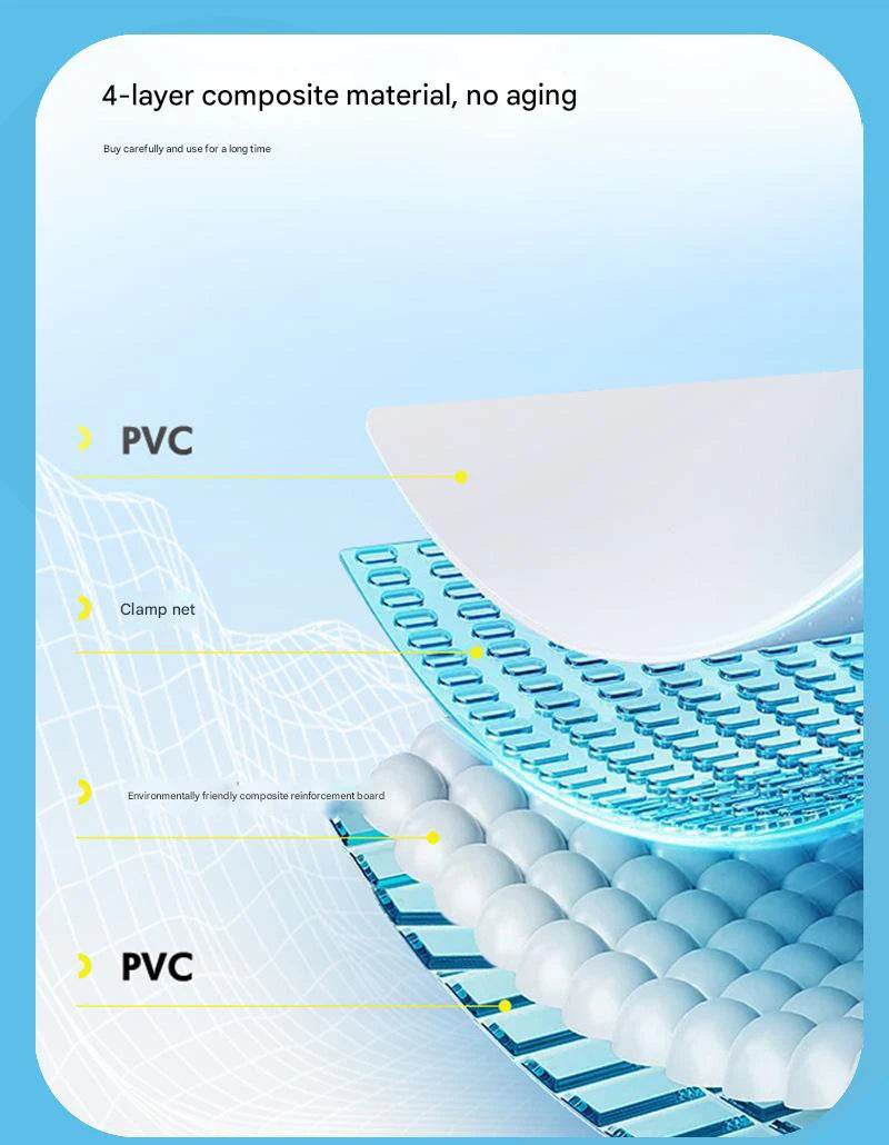 1.8m 2.1m 2.6m 3m PVC Swimming Pool Foldable For Family - ToylandEU