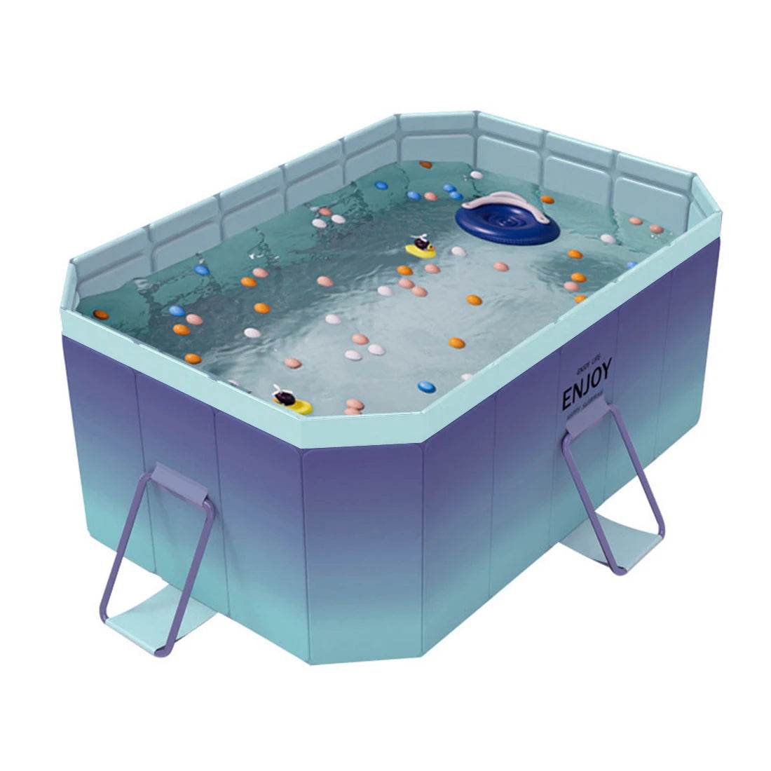 1.8m 2.1m 2.6m 3m PVC Swimming Pool Foldable For Family - ToylandEU