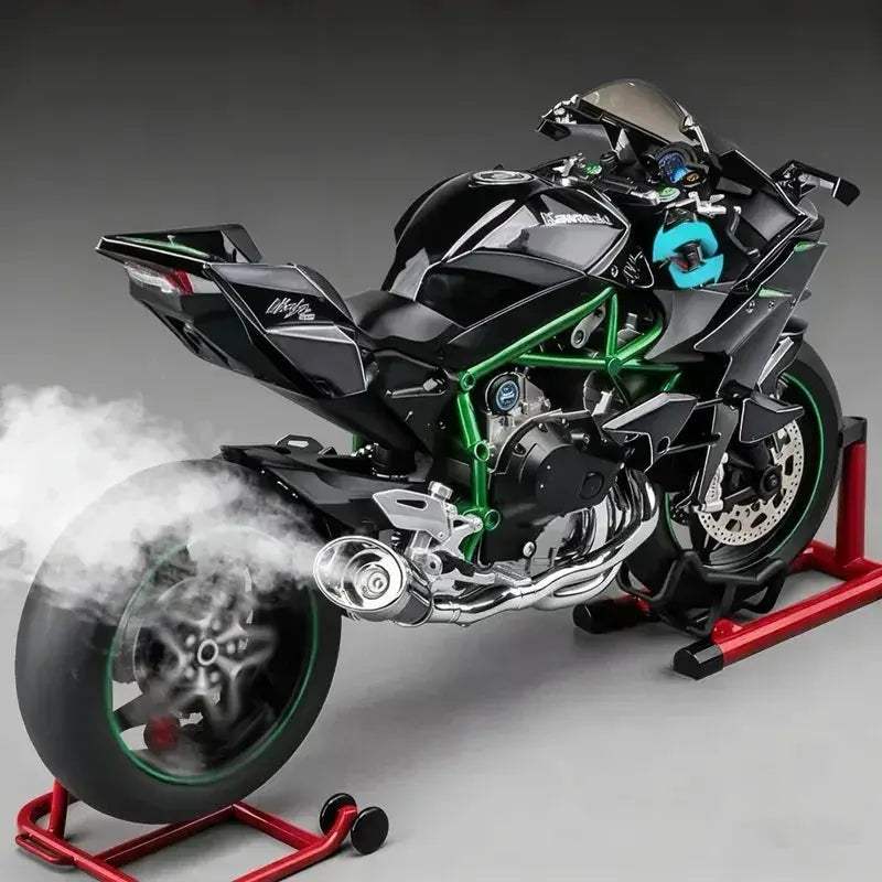 1:9 Diecast Racing Motorcycle Model With Sound And Light - ToylandEU