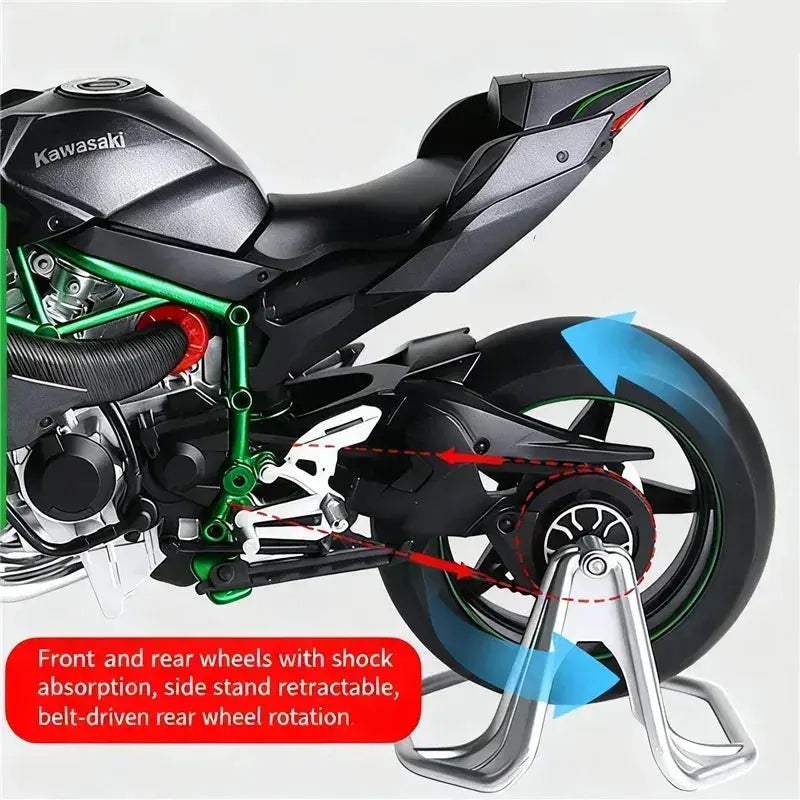 1:9 Diecast Racing Motorcycle Model With Sound And Light - ToylandEU