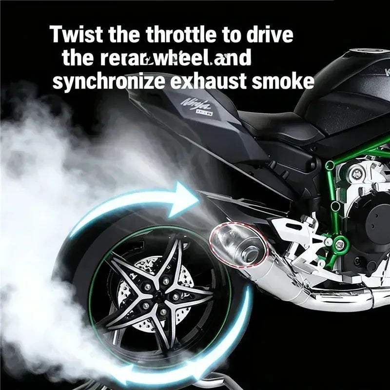1:9 Diecast Racing Motorcycle Model With Sound And Light - ToylandEU