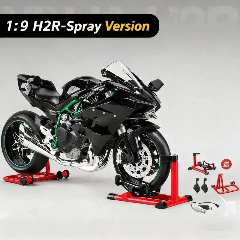 1:9 Diecast Racing Motorcycle Model With Sound And Light - ToylandEU