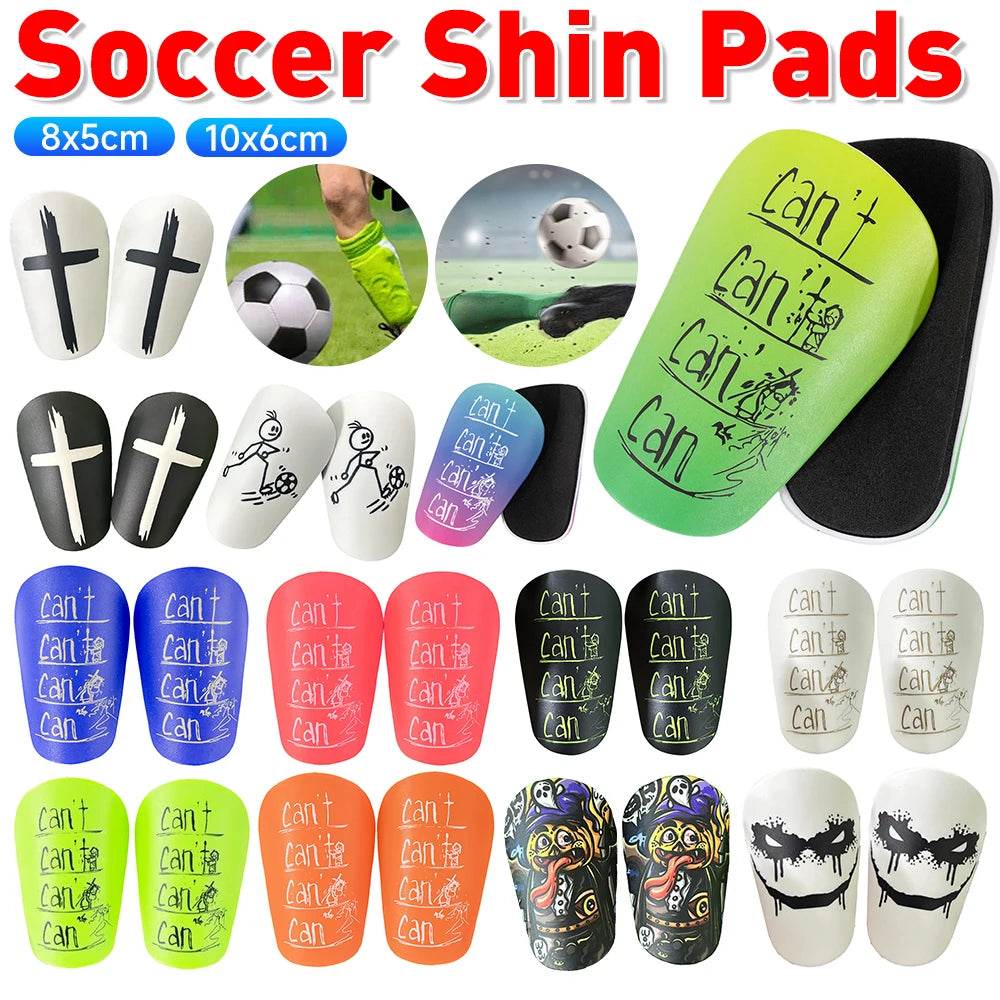 1 Pair Soccer Shin Pad Shock Absorber Football Shin Guards Wear-Resistant Mini Shin Guard Soccer Training Leg Protector for Kids - ToylandEU