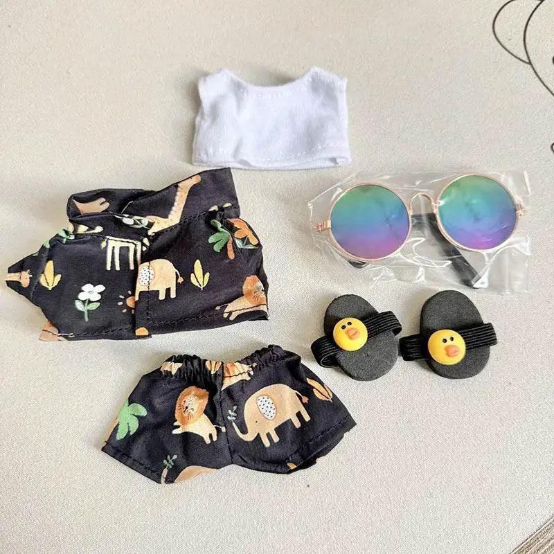  1 Set Hawaii Luxury Clothes for Labubu V1 V2 -  ToylandEU™