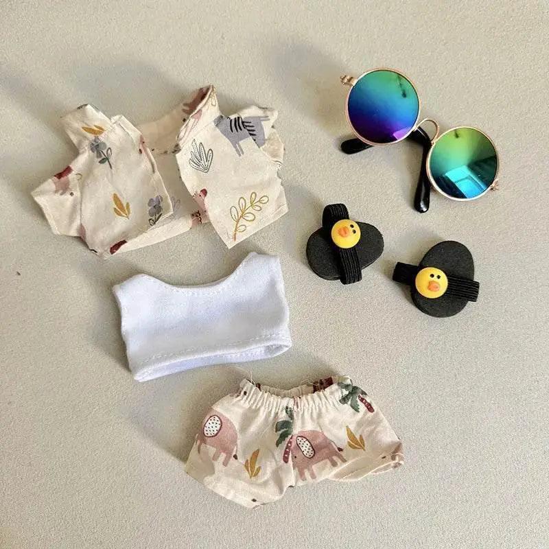  1 Set Hawaii Luxury Clothes for Labubu V1 V2 -  ToylandEU™