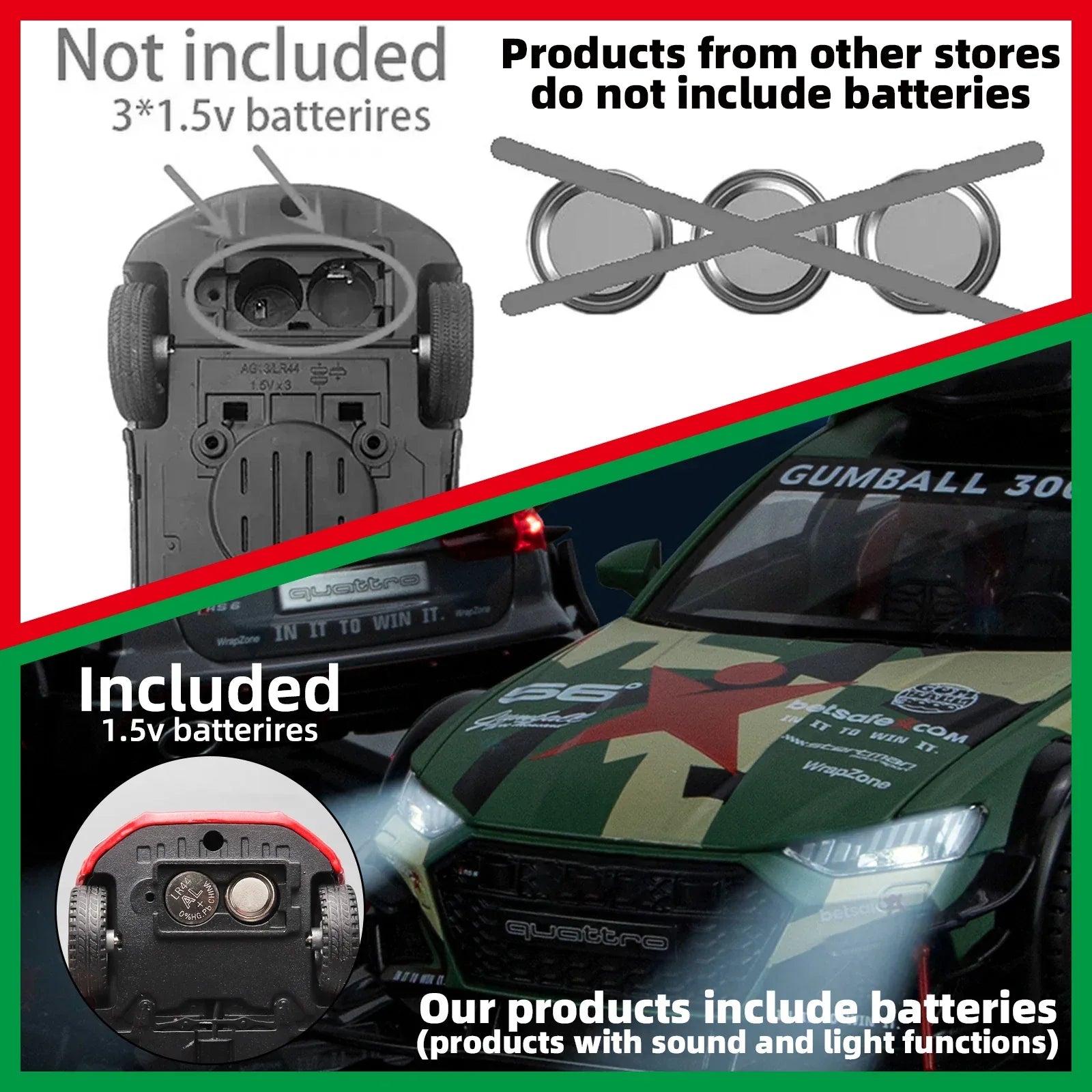 1 To 18 Nissan GTR R34 Diecast Metal Model Car With Sound And Light - ToylandEU