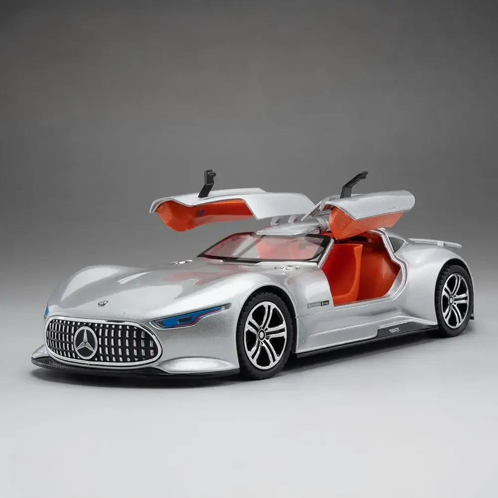 1 To 24 Benz AMG Vision GT Diecast Alloy Model Car With Sound And Lights - ToylandEU