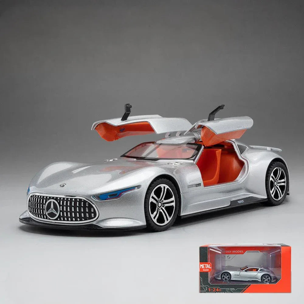 1 To 24 Benz AMG Vision GT Diecast Alloy Model Car With Sound And Lights - ToylandEU