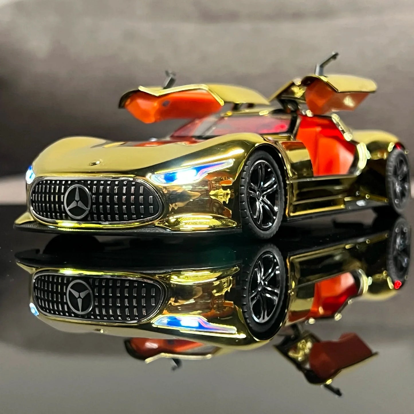 1 To 24 Benz AMG Vision GT Diecast Alloy Model Car With Sound And Lights - ToylandEU