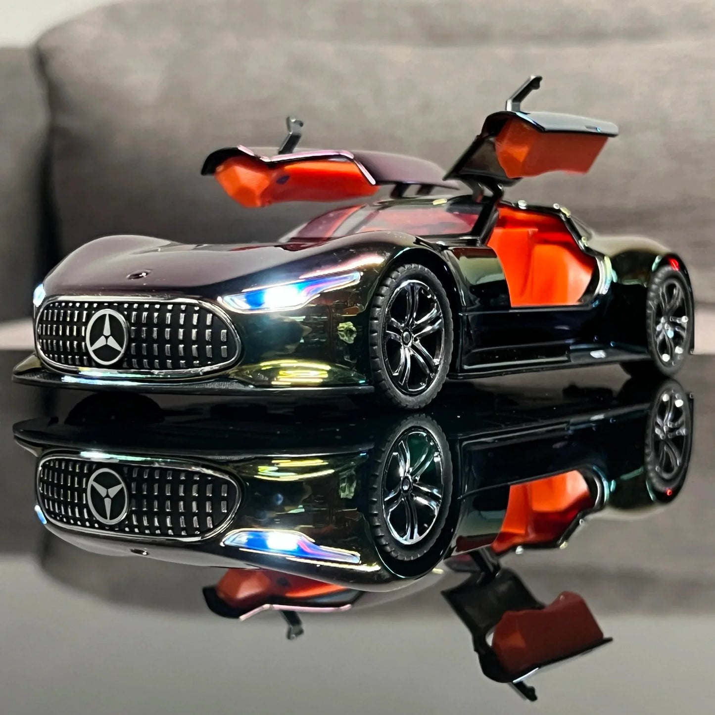 1 To 24 Benz AMG Vision GT Diecast Alloy Model Car With Sound And Lights - ToylandEU
