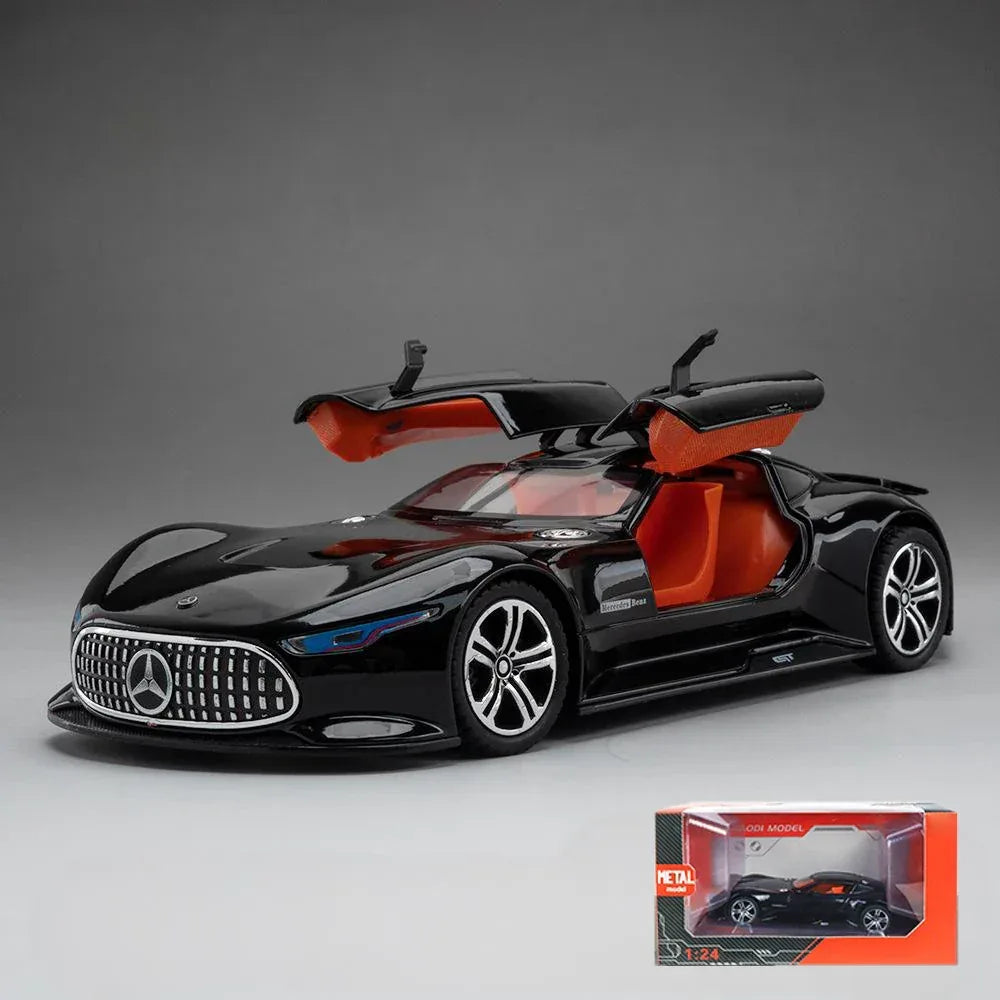 1 To 24 Benz AMG Vision GT Diecast Alloy Model Car With Sound And Lights - ToylandEU