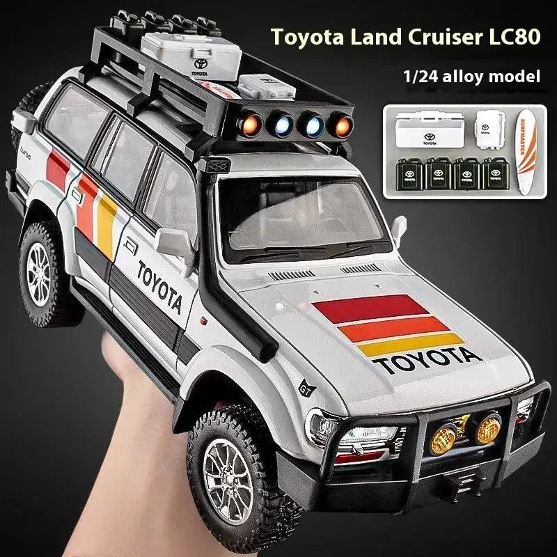  1 To 24 Diecast Alloy Toyota Land Cruiser LC80 Model -  ToylandEU™