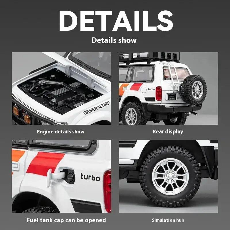  1 To 24 Diecast Alloy Toyota Land Cruiser LC80 Model -  ToylandEU™