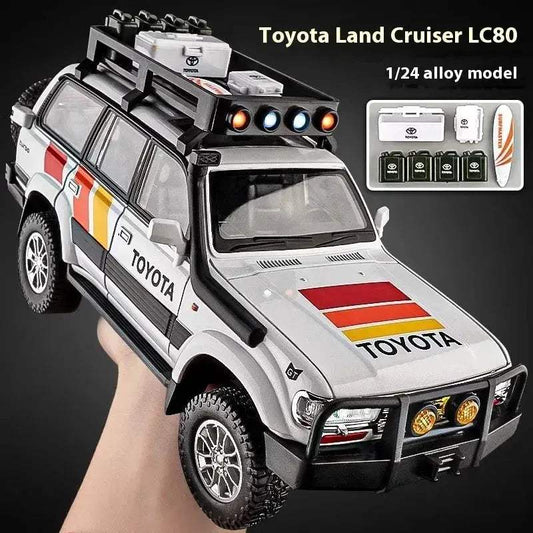  1 To 24 Diecast Alloy Toyota Land Cruiser LC80 Model -  ToylandEU™