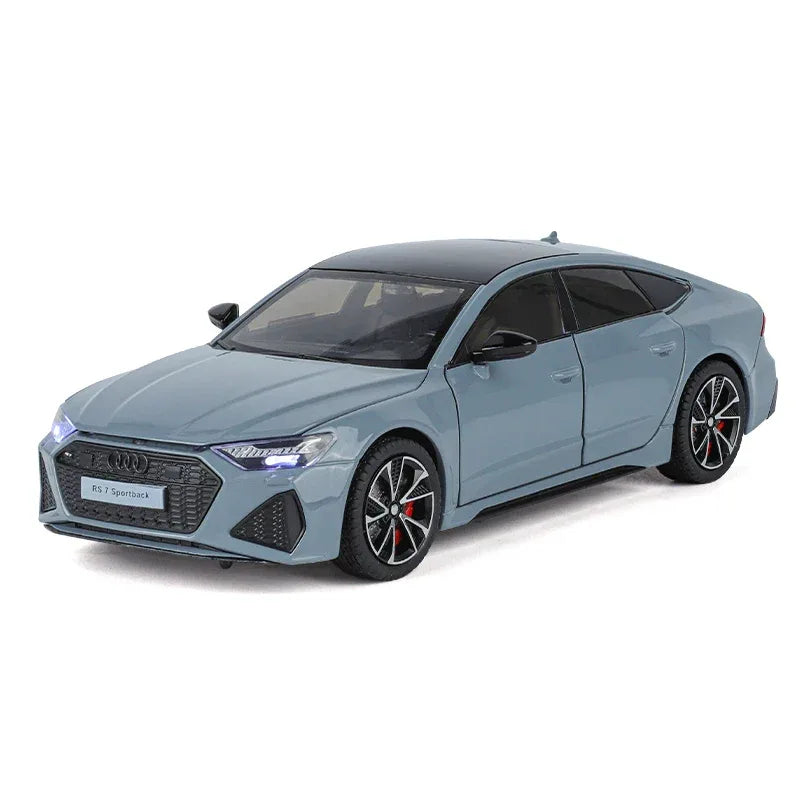 1 To 24 Diecast Audi RS7 Sportback Car Model Metal Sound And Light - ToylandEU