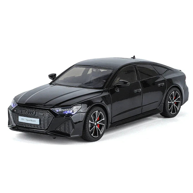 1 To 24 Diecast Audi RS7 Sportback Car Model Metal Sound And Light - ToylandEU
