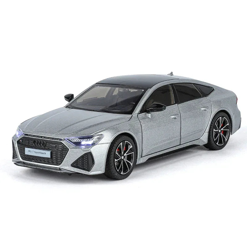 1 To 24 Diecast Audi RS7 Sportback Car Model Metal Sound And Light - ToylandEU
