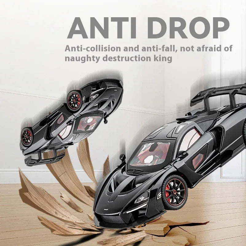 1 To 24 McLaren Senna Diecast Metal Car Model With Sound And Light - ToylandEU