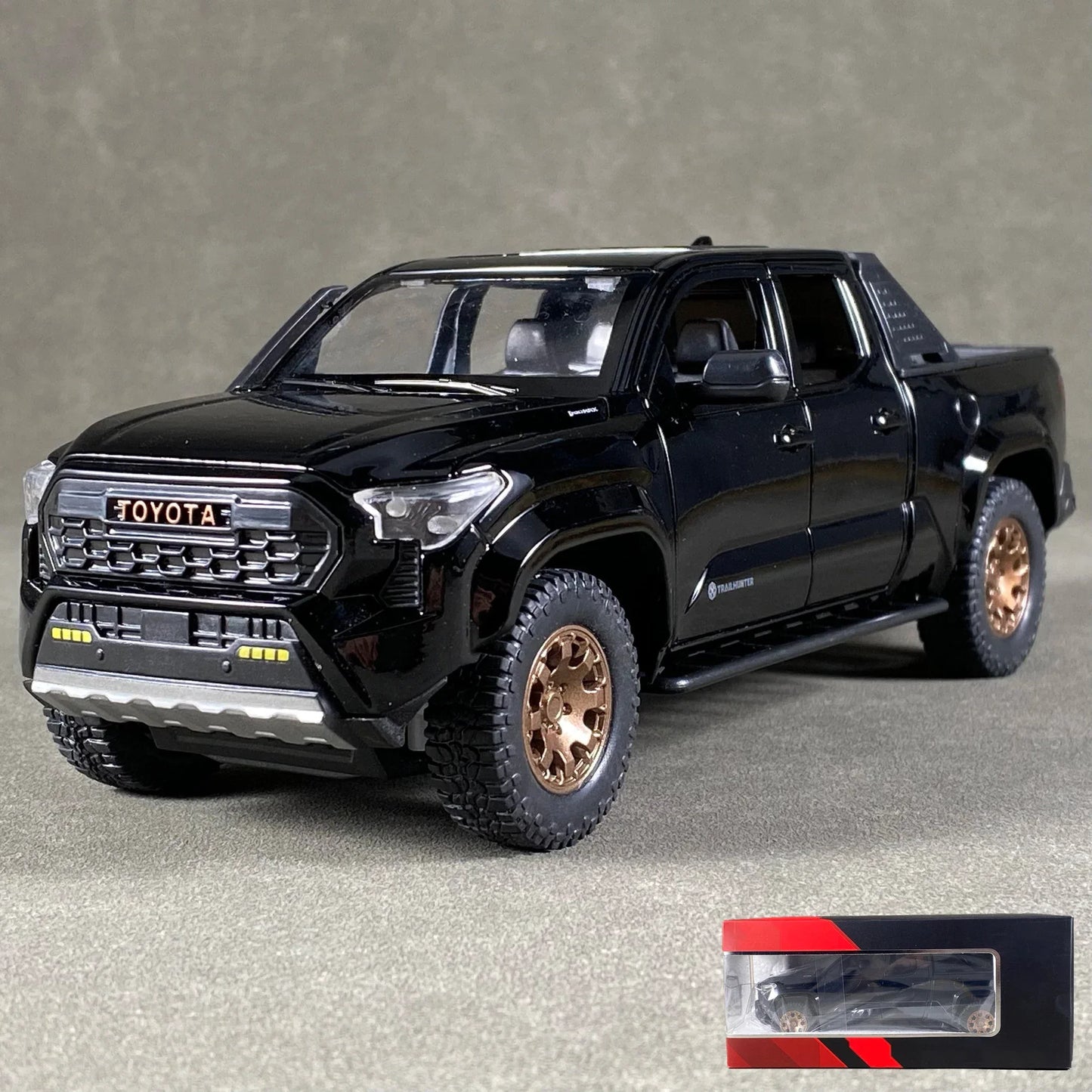 1 To 24  Toyota Tacoma Off Road Diecast Alloy Model With Sound And Lights - ToylandEU