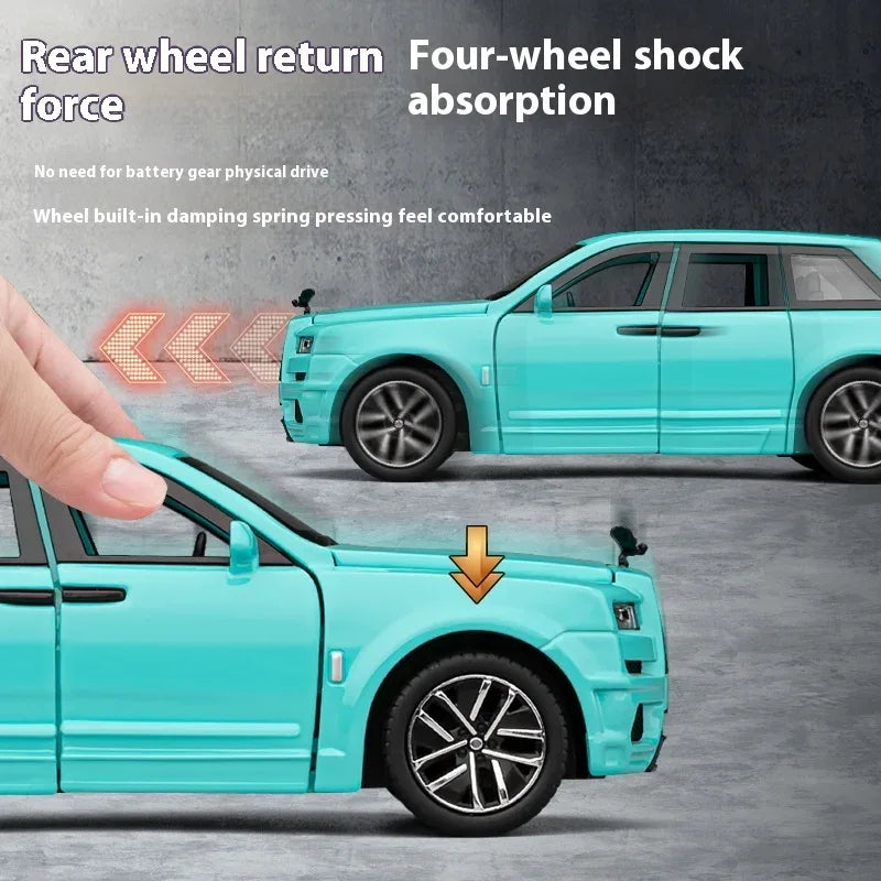 1 To 32 Rolls Royce Cullinan Diecast Metal Model Pull Back Toy Car - ToylandEU