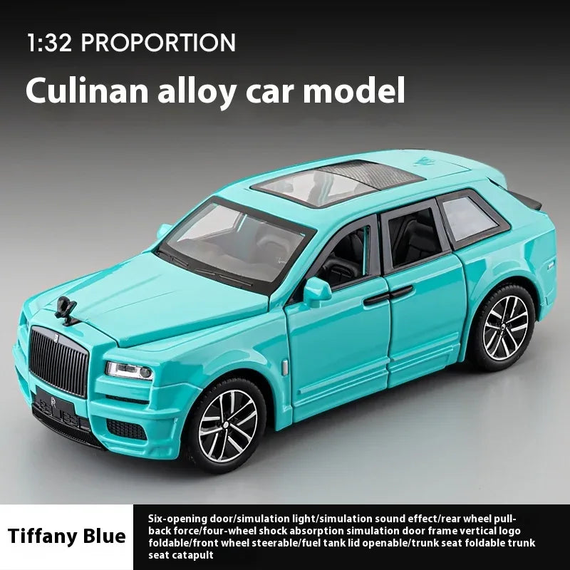 1 To 32 Rolls Royce Cullinan Diecast Metal Model Pull Back Toy Car - ToylandEU